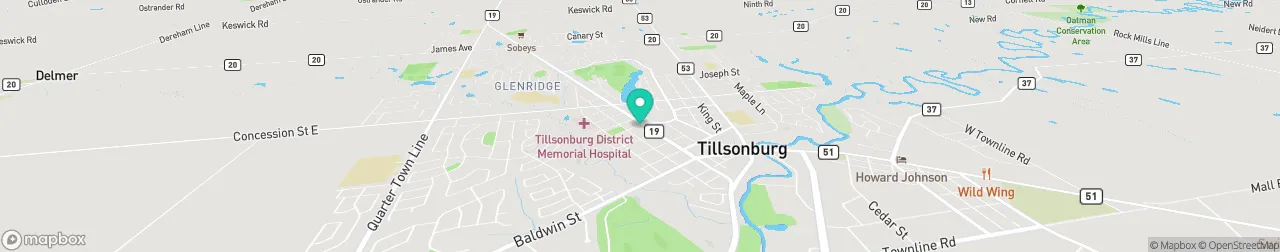 borne de recharge sur la carte