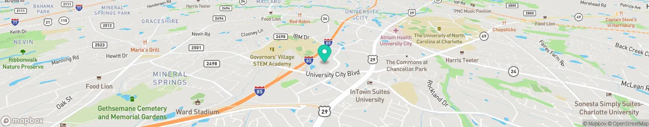 ev charging station on the map