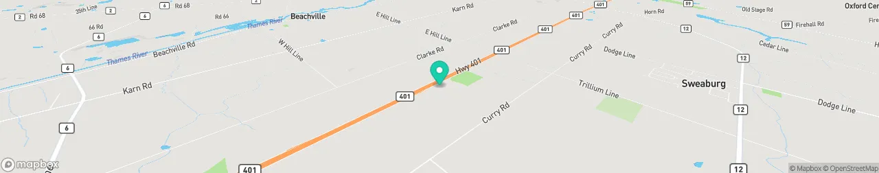 borne de recharge sur la carte