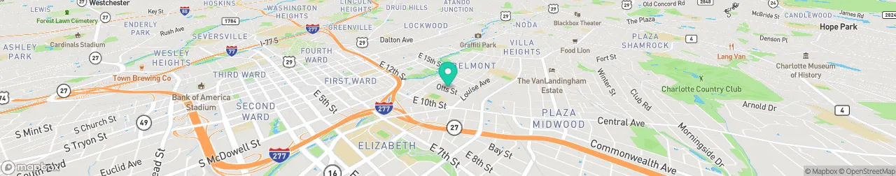 borne de recharge sur la carte