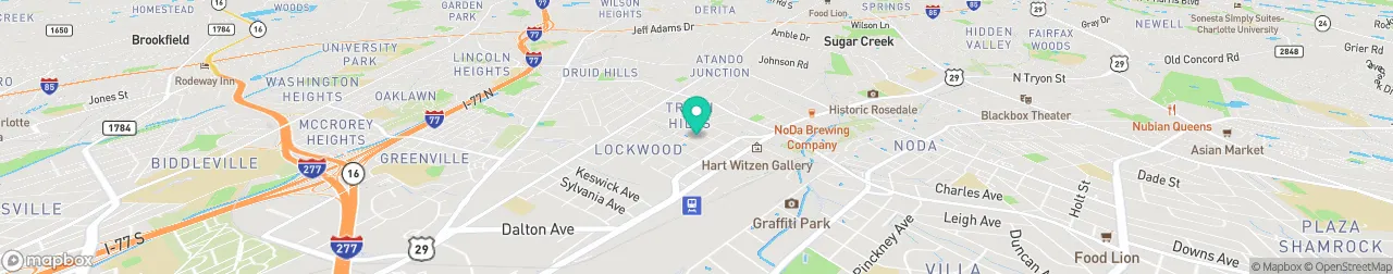 ev charging station on the map