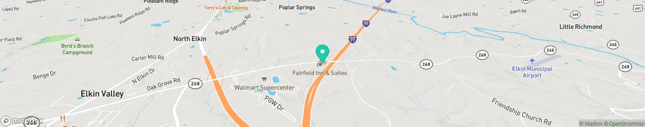 borne de recharge sur la carte