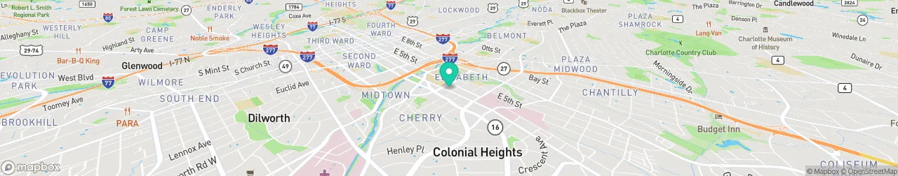 borne de recharge sur la carte