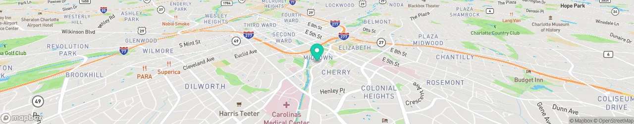 ev charging station on the map