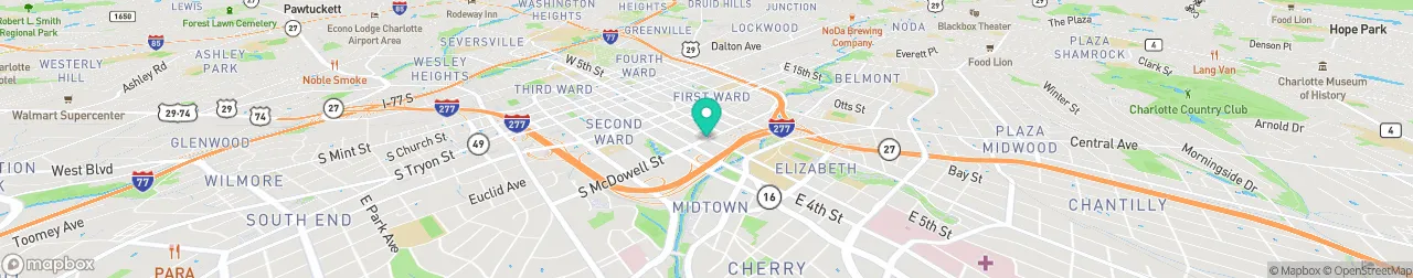 ev charging station on the map