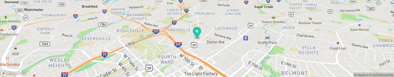 borne de recharge sur la carte