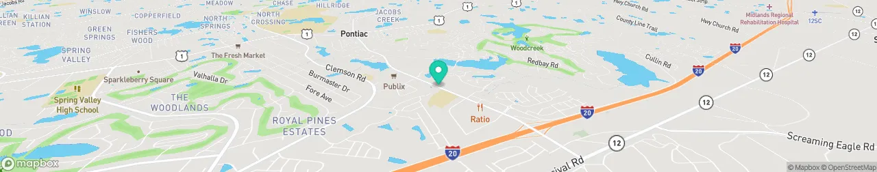 borne de recharge sur la carte