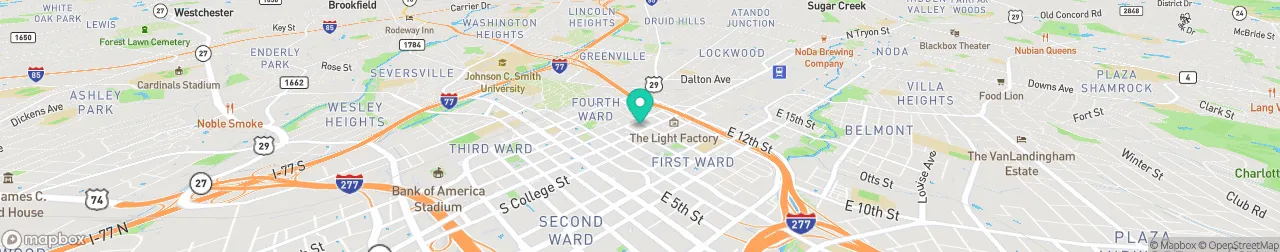 borne de recharge sur la carte