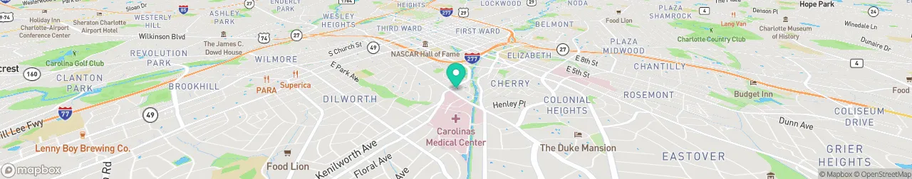 ev charging station on the map