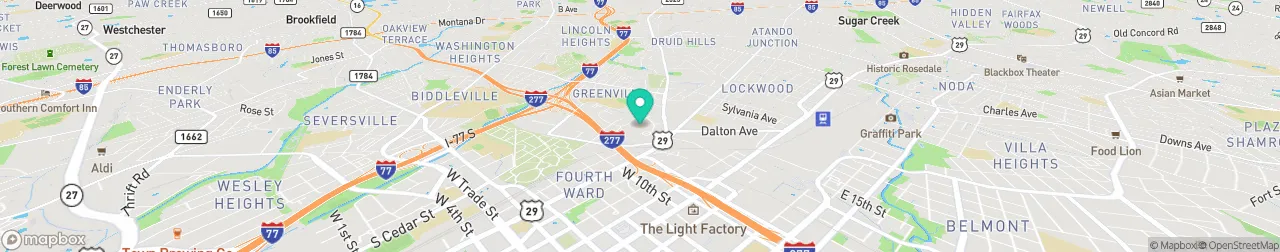 borne de recharge sur la carte