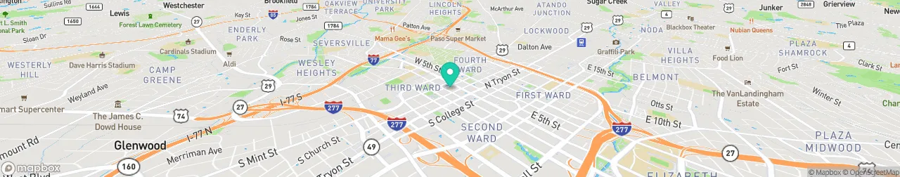 borne de recharge sur la carte