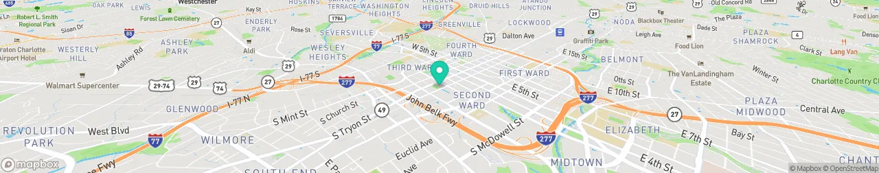 ev charging station on the map