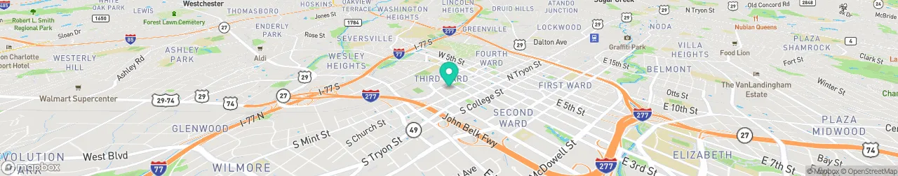 borne de recharge sur la carte