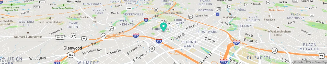 ev charging station on the map