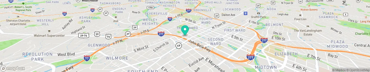 borne de recharge sur la carte