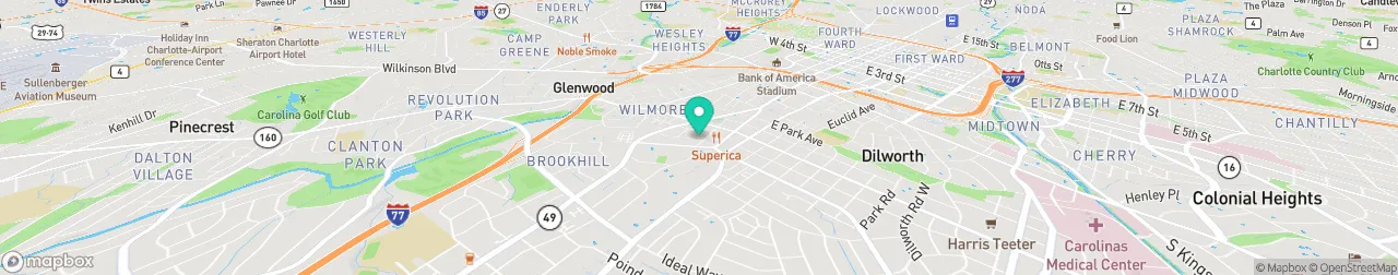 ev charging station on the map