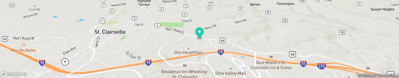 borne de recharge sur la carte