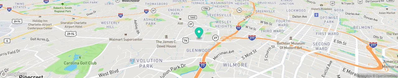 ev charging station on the map