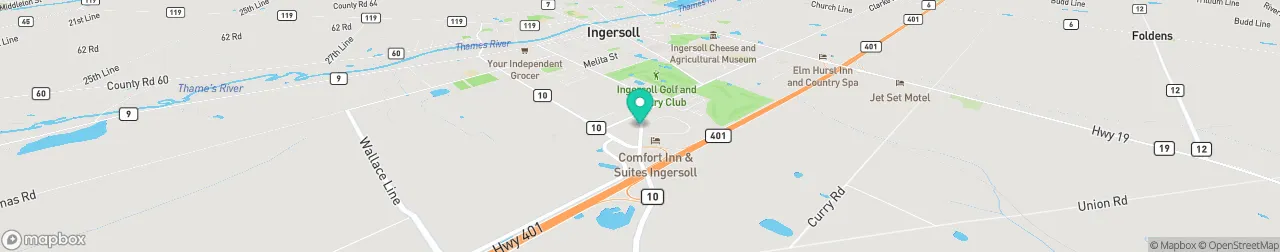 borne de recharge sur la carte