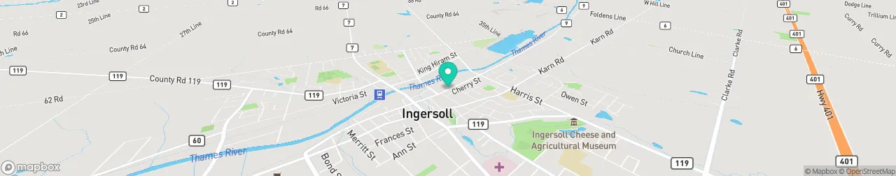 borne de recharge sur la carte