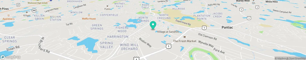 borne de recharge sur la carte