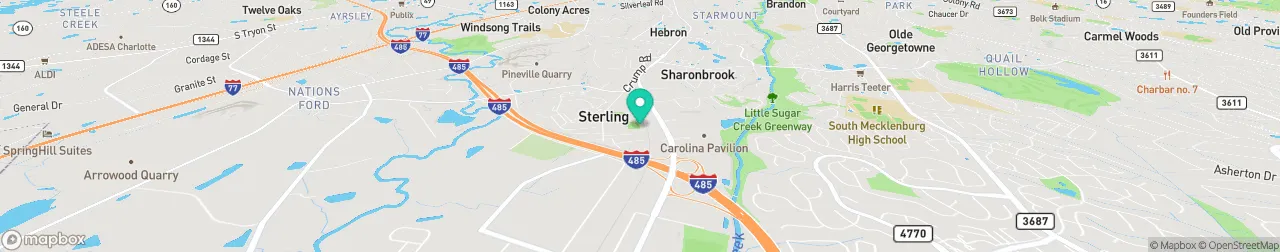 ev charging station on the map