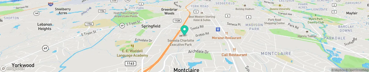 borne de recharge sur la carte