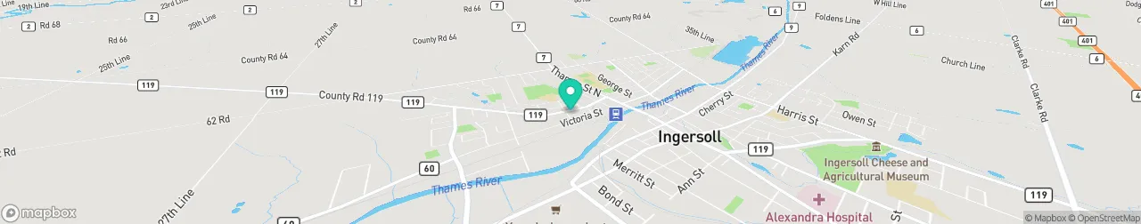 borne de recharge sur la carte