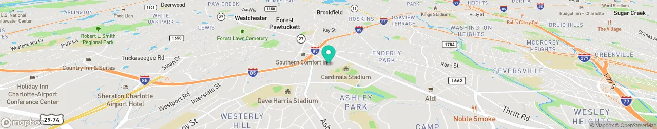 ev charging station on the map