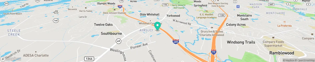 borne de recharge sur la carte