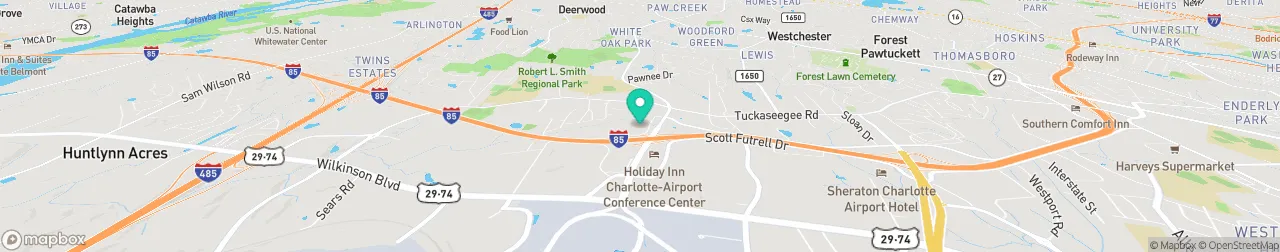 borne de recharge sur la carte