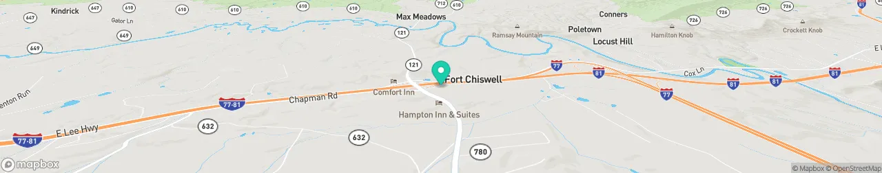 ev charging station on the map