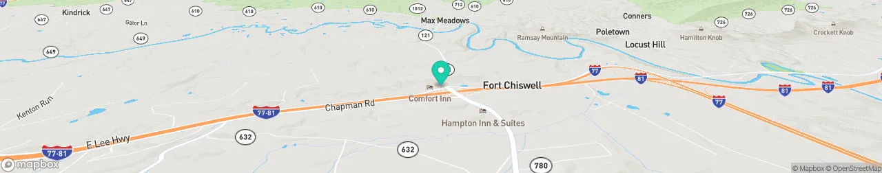 ev charging station on the map