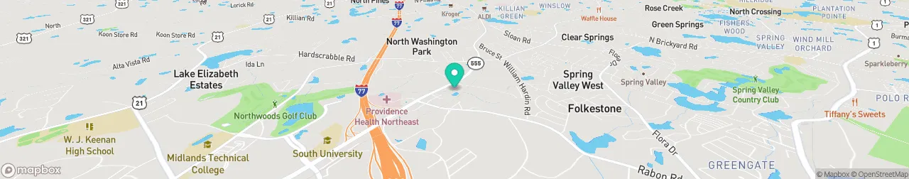 borne de recharge sur la carte