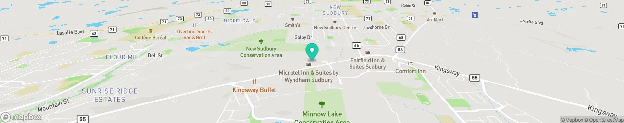 borne de recharge sur la carte