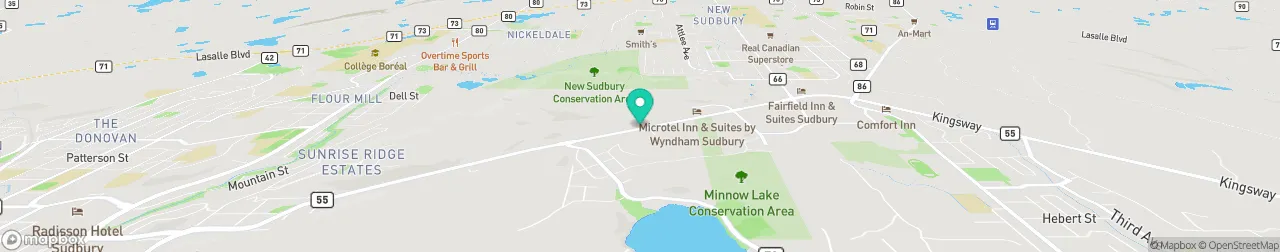 borne de recharge sur la carte