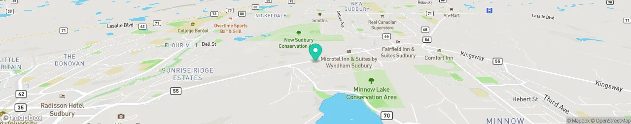 borne de recharge sur la carte