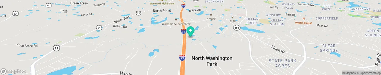 borne de recharge sur la carte