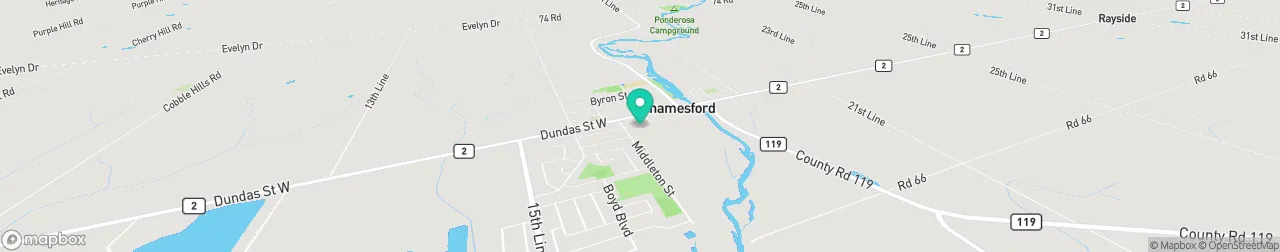 ev charging station on the map