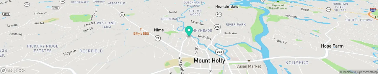 borne de recharge sur la carte