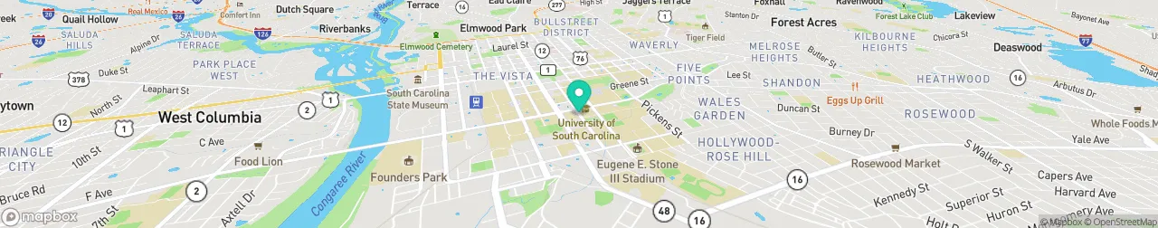 borne de recharge sur la carte