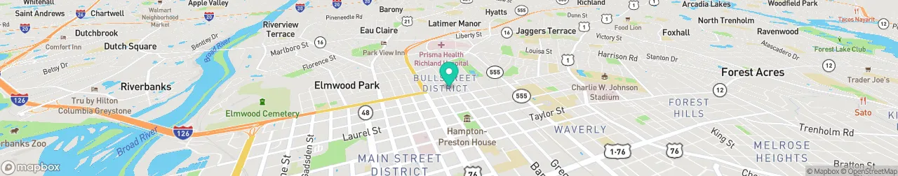 borne de recharge sur la carte