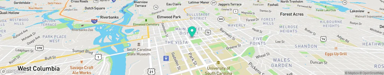 borne de recharge sur la carte