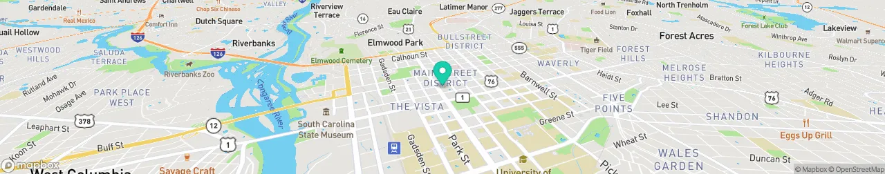 borne de recharge sur la carte