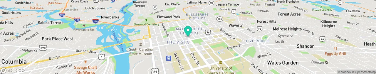 borne de recharge sur la carte