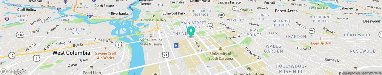 borne de recharge sur la carte