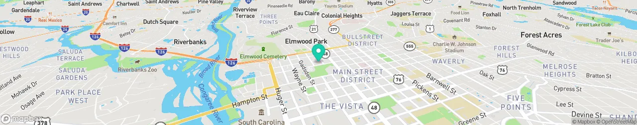 borne de recharge sur la carte