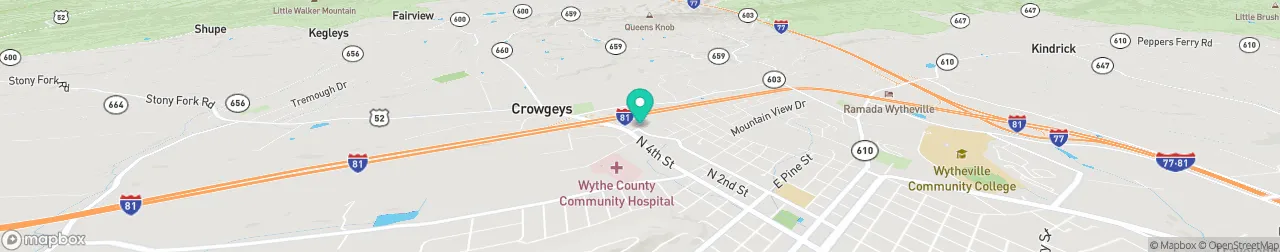 ev charging station on the map