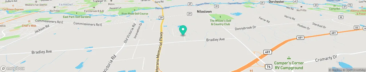 borne de recharge sur la carte