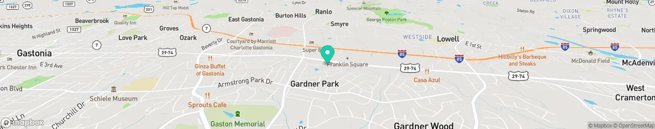 ev charging station on the map